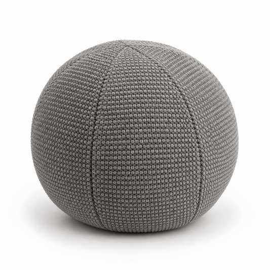 Homeware - Grey Ball Cushion - 30cm - 60484620
