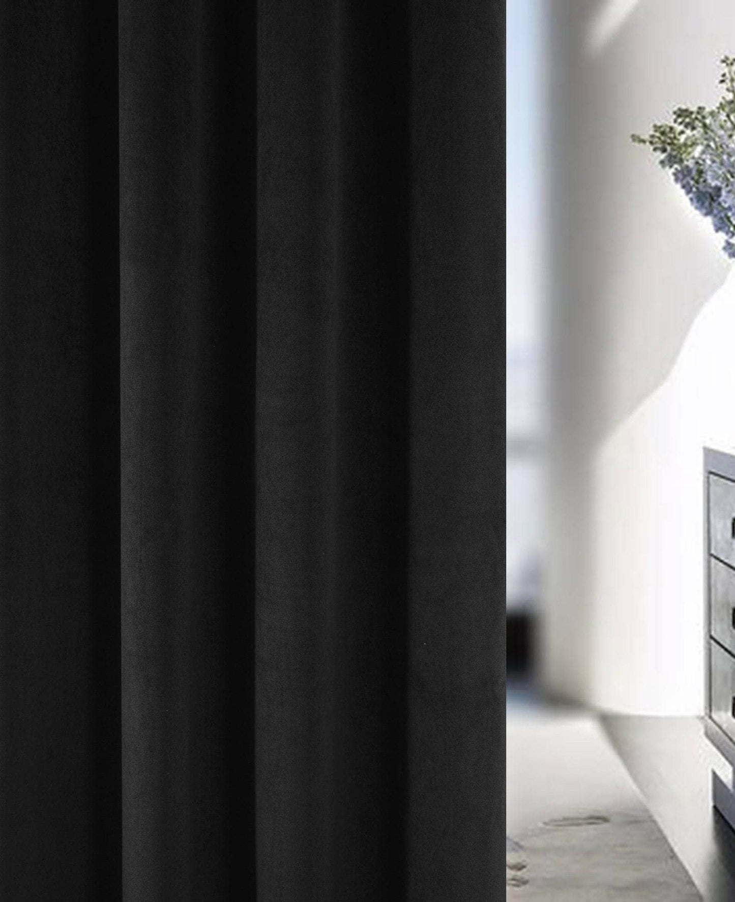 Homeware - Hampton Curtains - Black -