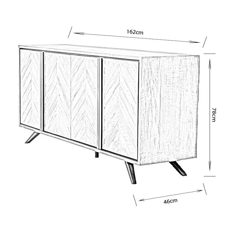 Furniture  -  Herringbone Sideboard  -  60010218