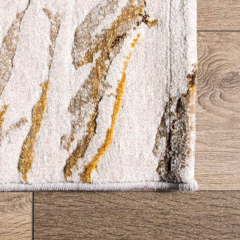 Rugs - Quartz Marble Gold Rug - Multiple Sizes -