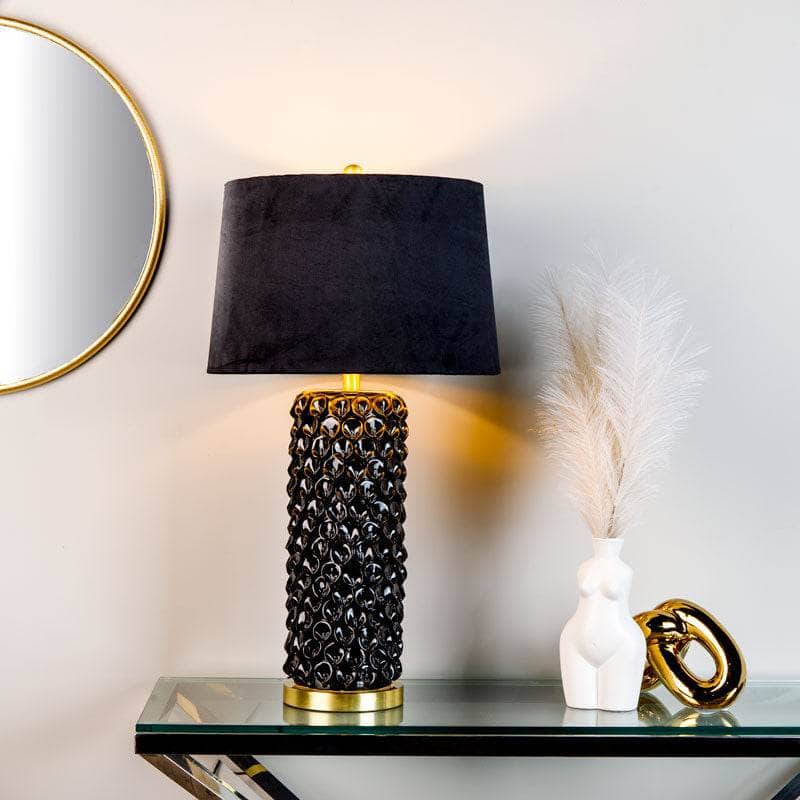 Lights  -  Barbro Table Lamp With Black Shade  -  60006620