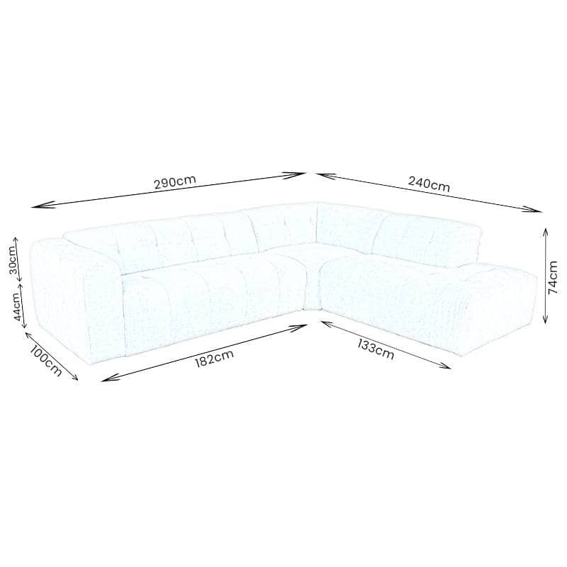 Furniture - Imola Chaise Sofa - - 60013533