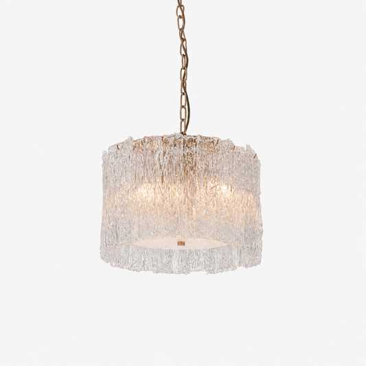 Lights - YS 10-1714-4 Iron & Clear Glass 4 Light Chandelier - 60486005