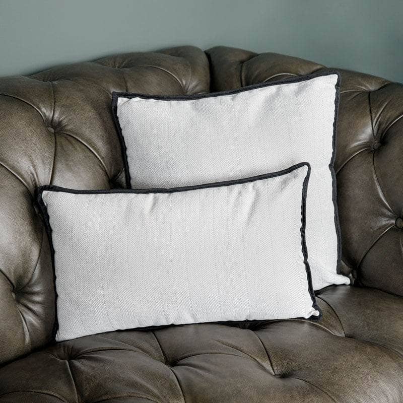 Homeware  -  Ivory Beaded Cushion - 45 x 45cm  -  60008219
