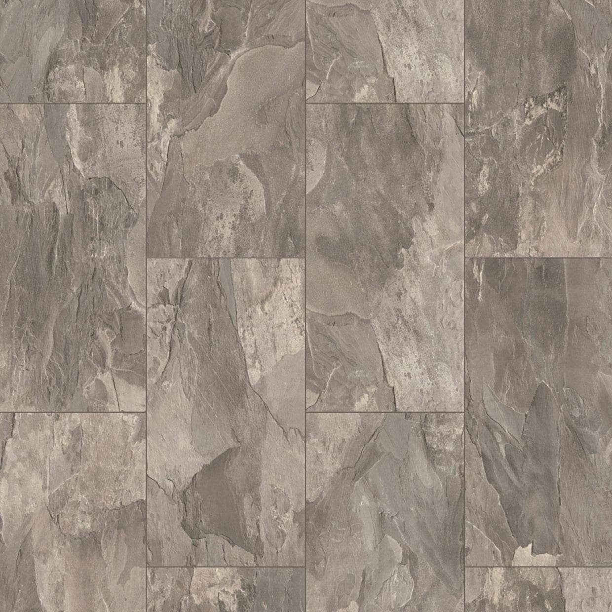 Flooring & Carpet - Krono Atlantic Silverado Slate 8mm Tile Laminate Flooring (2.32m² Pack) - 60011170