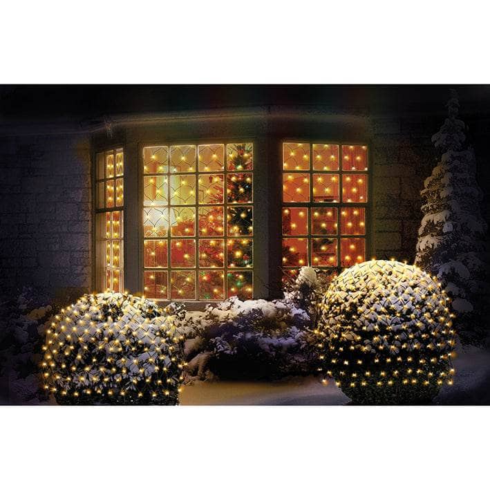Christmas - 360 LED Warm White Multi Action Christmas Net Light - 50110183
