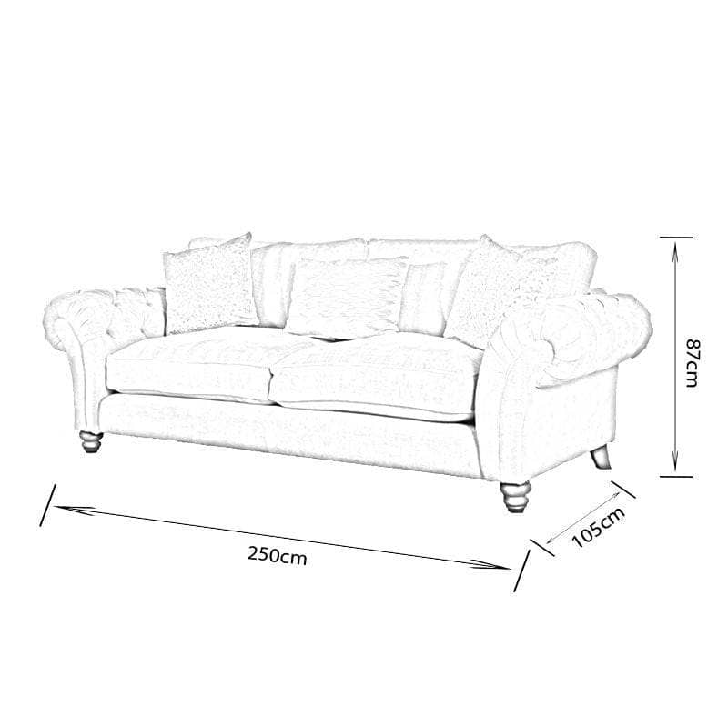 Furniture - Langcliffe 4 Seat Sofa - - 60010266
