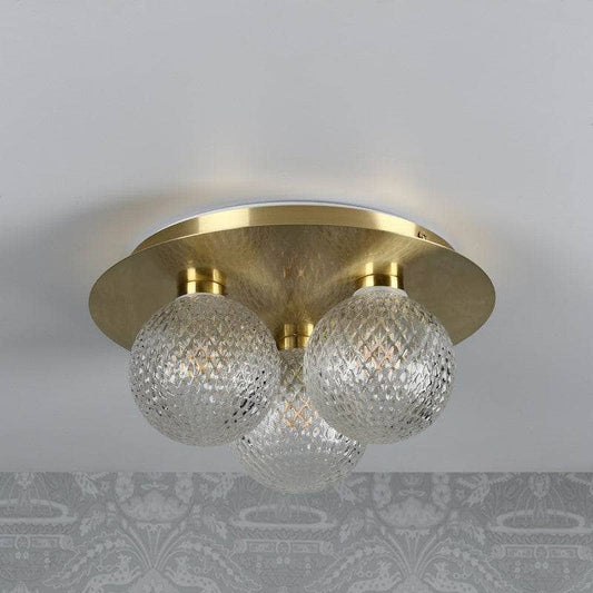 Lights  -  Laura Ashley Prague Satin Brass Round Bathroom Light  -  60006242