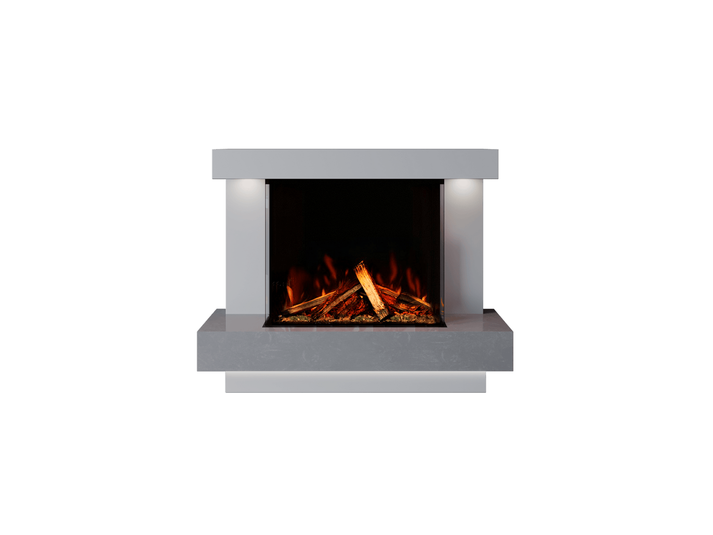 Fireplaces - Bespoke Fireplaces Lazio Marble 700 3DP Suite - 60013110