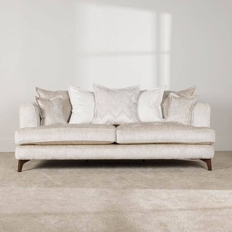Furniture  -  Leon 4 Seater Sofa - Oyster  -  60009717