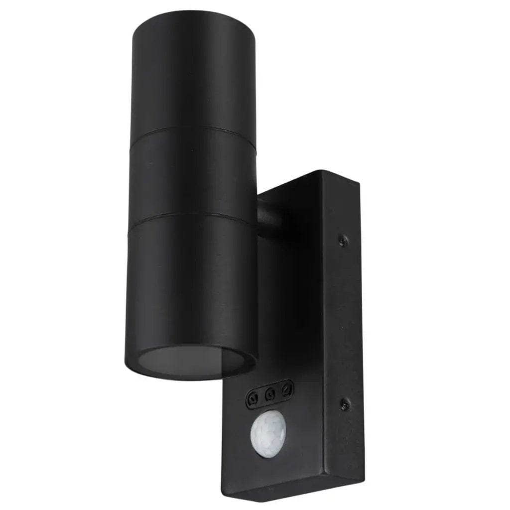 Lights - Leto Wall Light With PIR - Black - 60010118