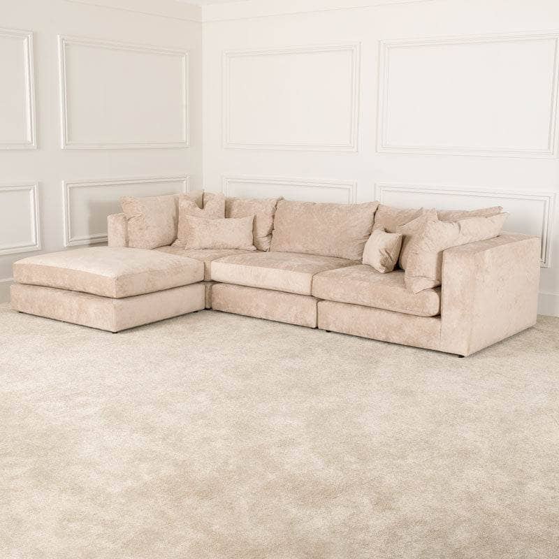 Furniture -  Liege Chaise Sofa - Mushroom -  60009716