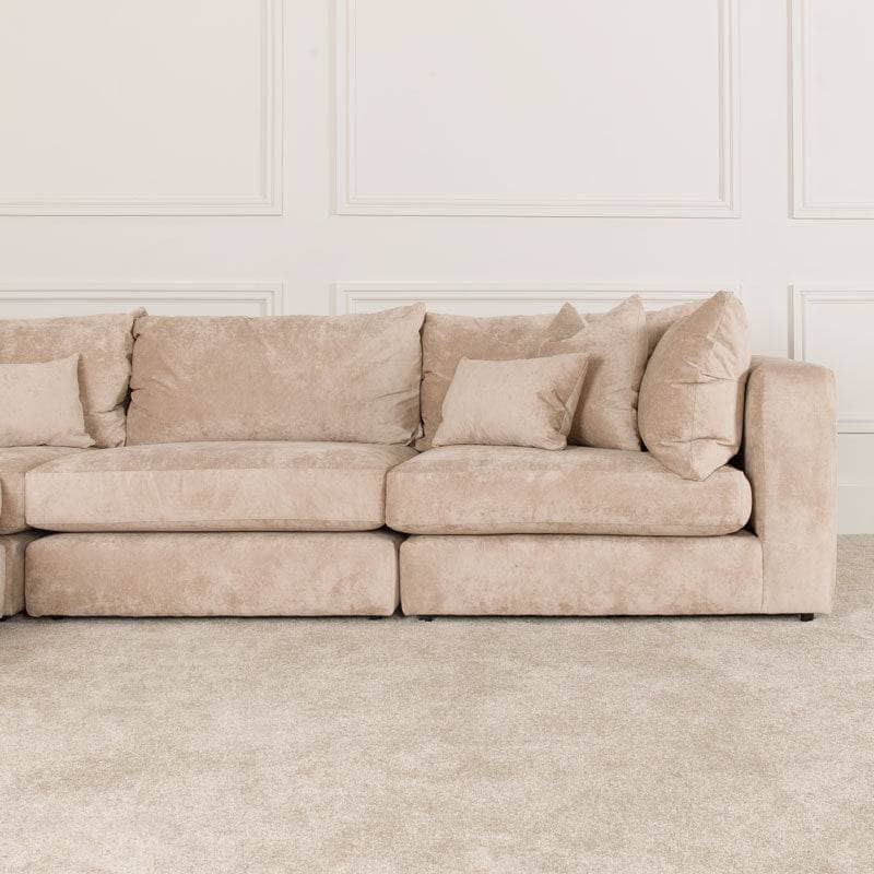 Furniture  -  Liege Chaise Sofa - Mushroom  -  60009716