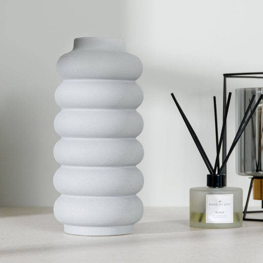 Homeware  -  Light Grey Bubble Vase - 29.5cm  -  60008360