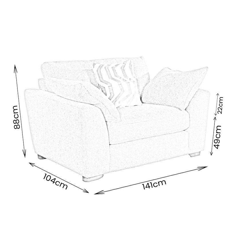 Furniture - Louisiana Snuggler - Grey - 60013371