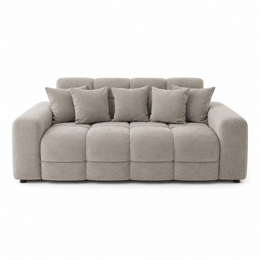 Furniture - Maine 3 Seater Sofa - Latte (Special Order) - 60487618
