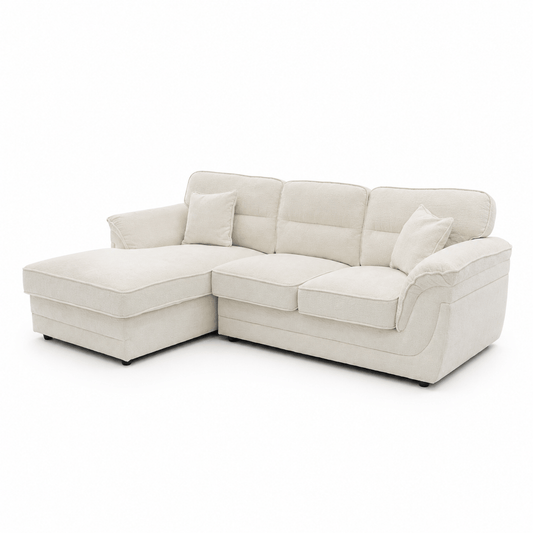 Furniture - Outlet Margot LHF Chaise Sofa - White - 60486616