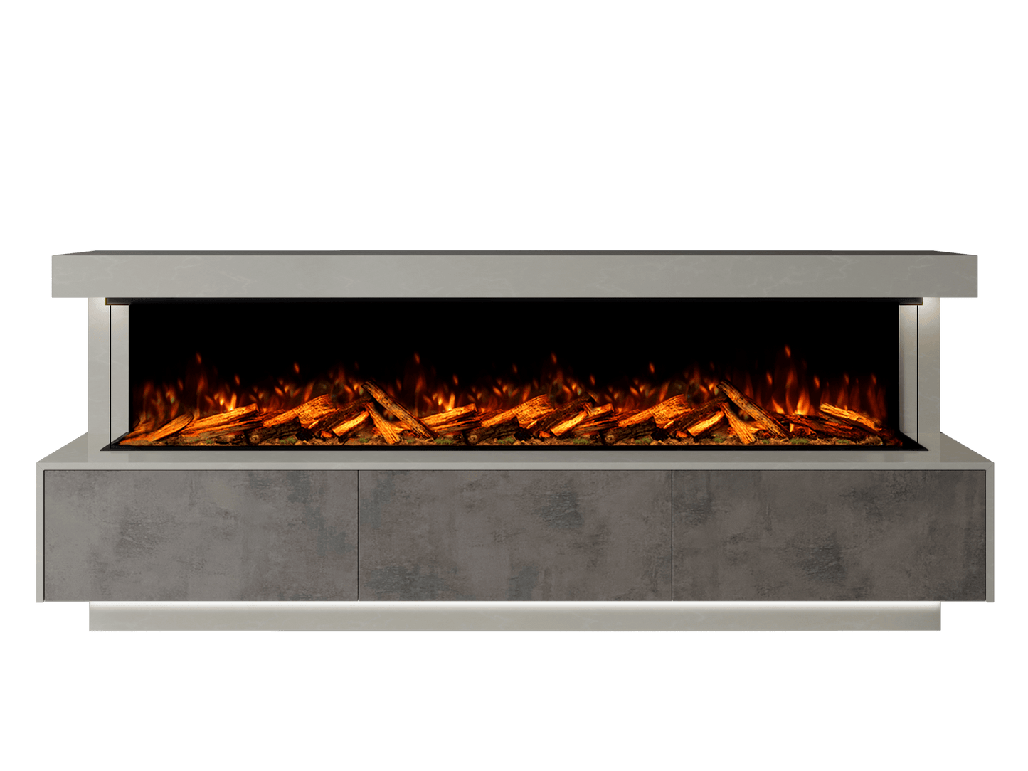 Fireplaces - Bespoke Fireplaces Geneva Marble 2500 X Suite - 60013126