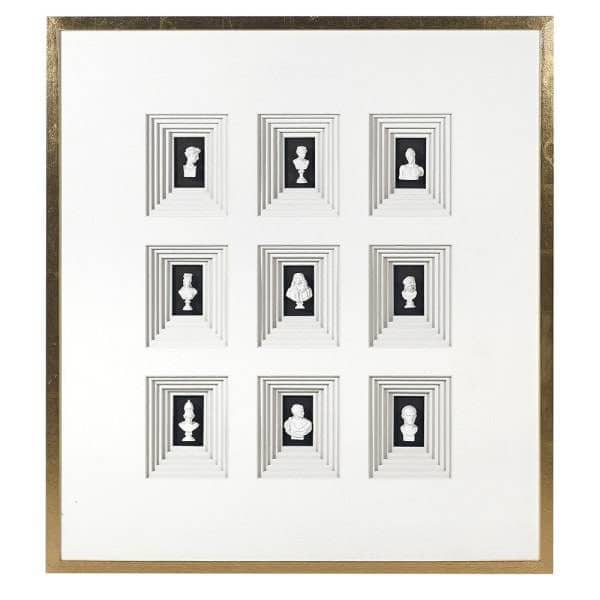Miniature Bust Framed Wall Art Taskers Online Store, Liverpool