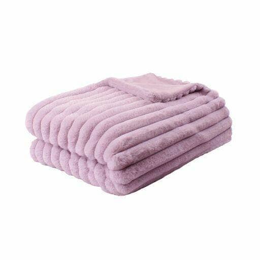 Homeware - Morritz Throw - Mauve - 60009544