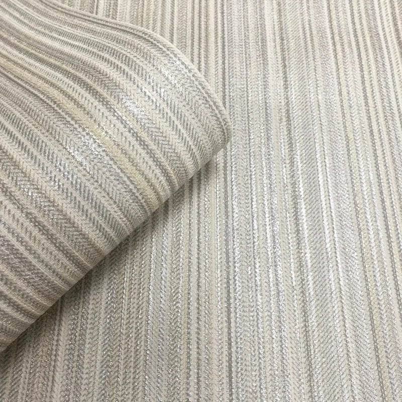 Wallpaper - Muriva Venezia Stripe Beige Wallpaper - M66507 - 60009468