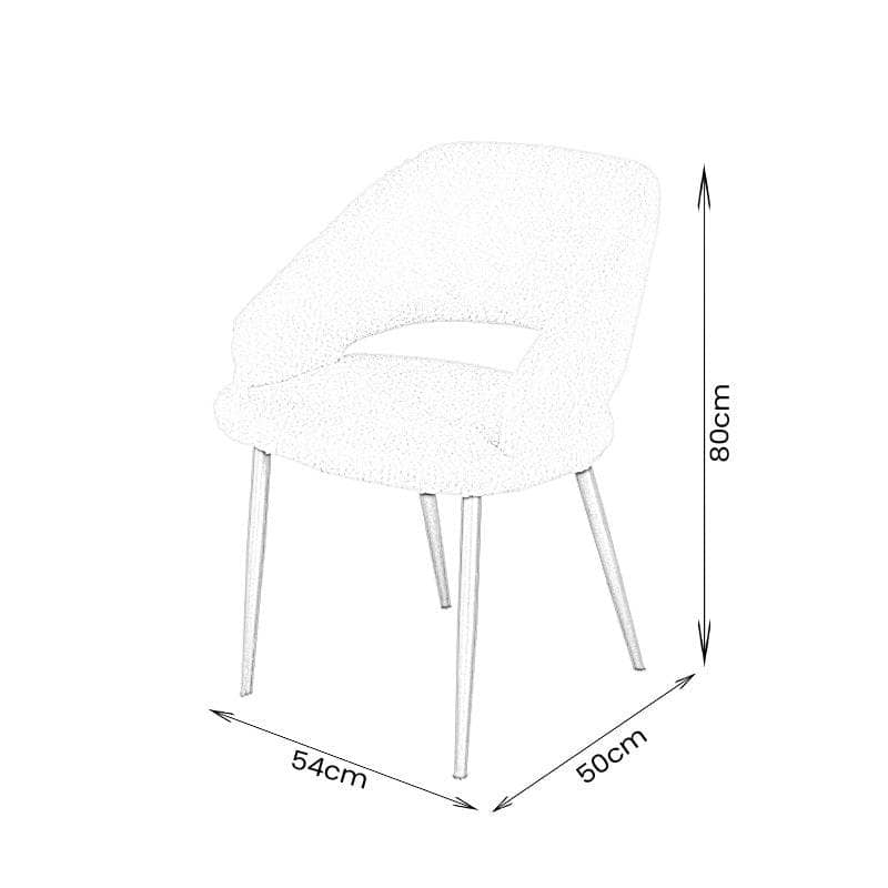 Furniture - Denver Round Table & 4 Naples Chairs - 60013814