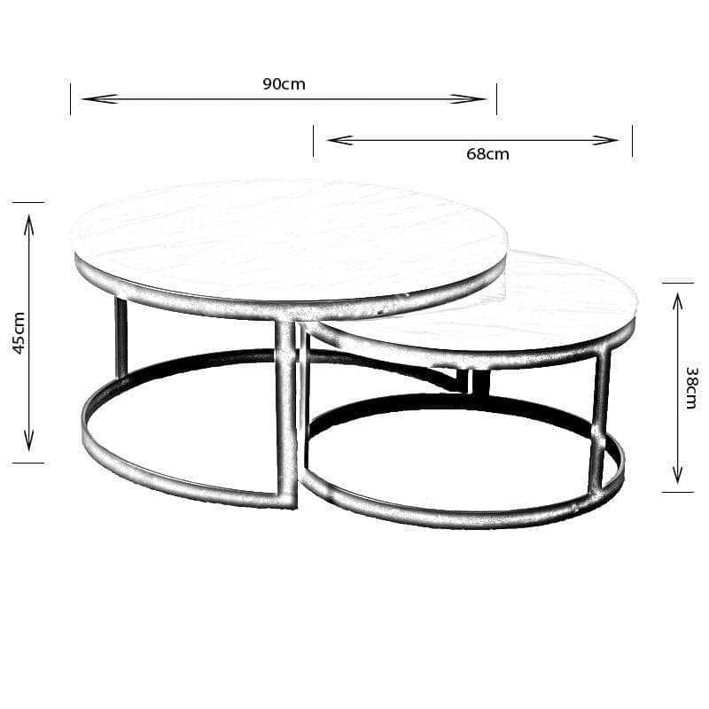 Furniture - Naples Coffee Table Set - 60007504