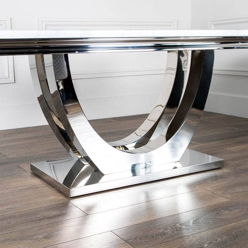  -  Nova Dining Table & 6 Galaxy Chairs  -  60009183