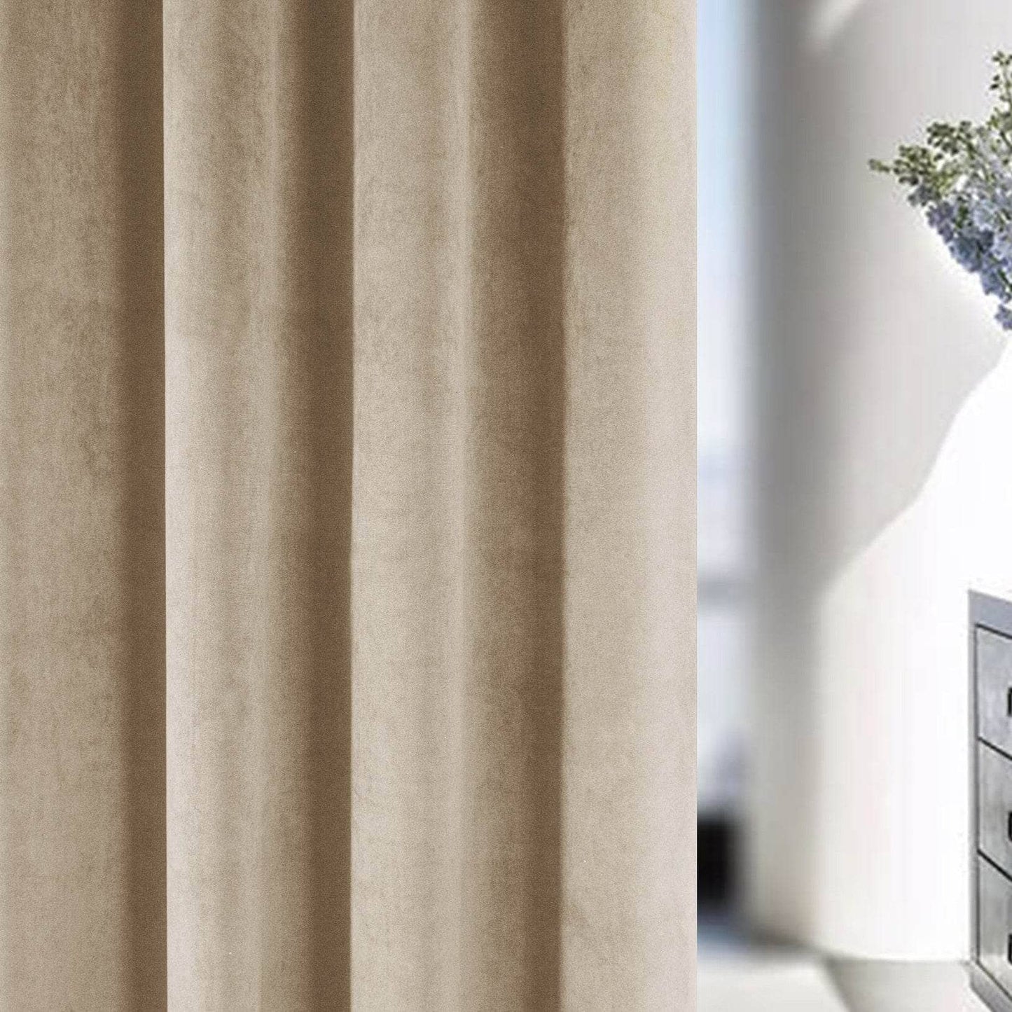 Homeware - Oxford Curtains - Cream -