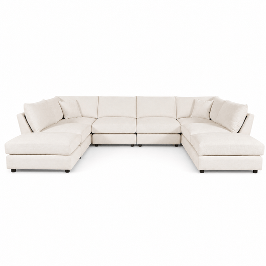 Furniture - Ori U-Shape Sofa - Cream - 60486603