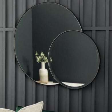 Mirrors  -  Ostia Black Circle Mirror  -  60006682
