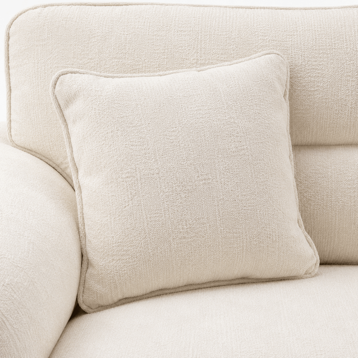 Furniture - Outlet Nora 3 Seater Sofa - Cream - 60486582