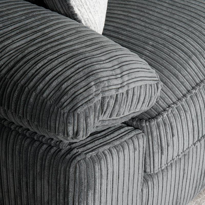 Furniture  -  Oxford Corner Sofa - Charcoal  -  60009706