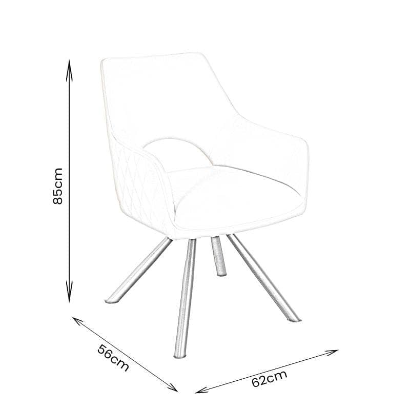 Furniture - Santiago Extending Table & 6 Paris Chairs - 60014049