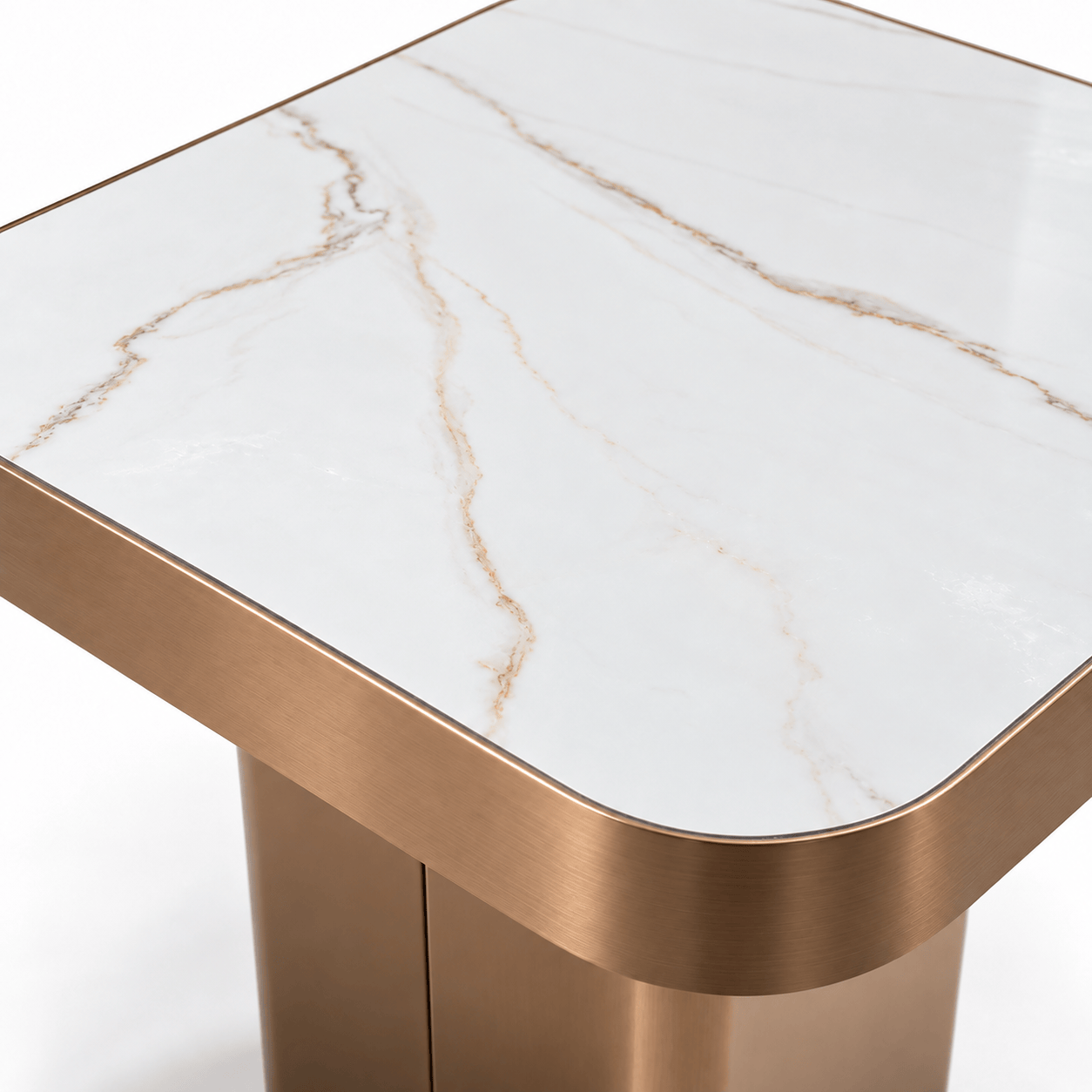 Poppy Lamp Table - Bronze