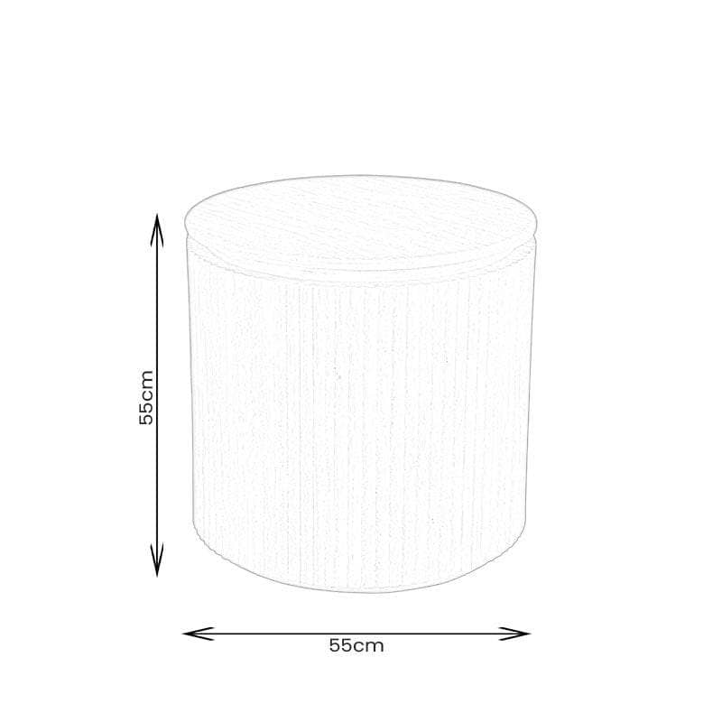 Furniture - Portland Lamp Table - Stone - 60313057