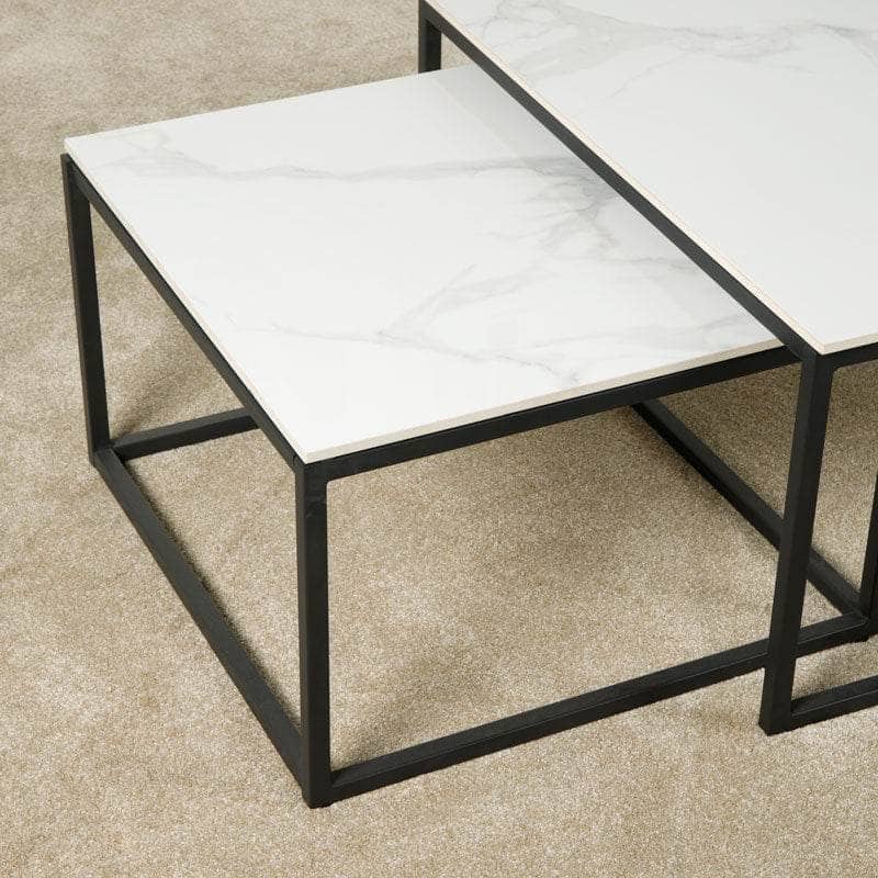 Furniture  -  Portland Coffee Table Set - White  -  60007070