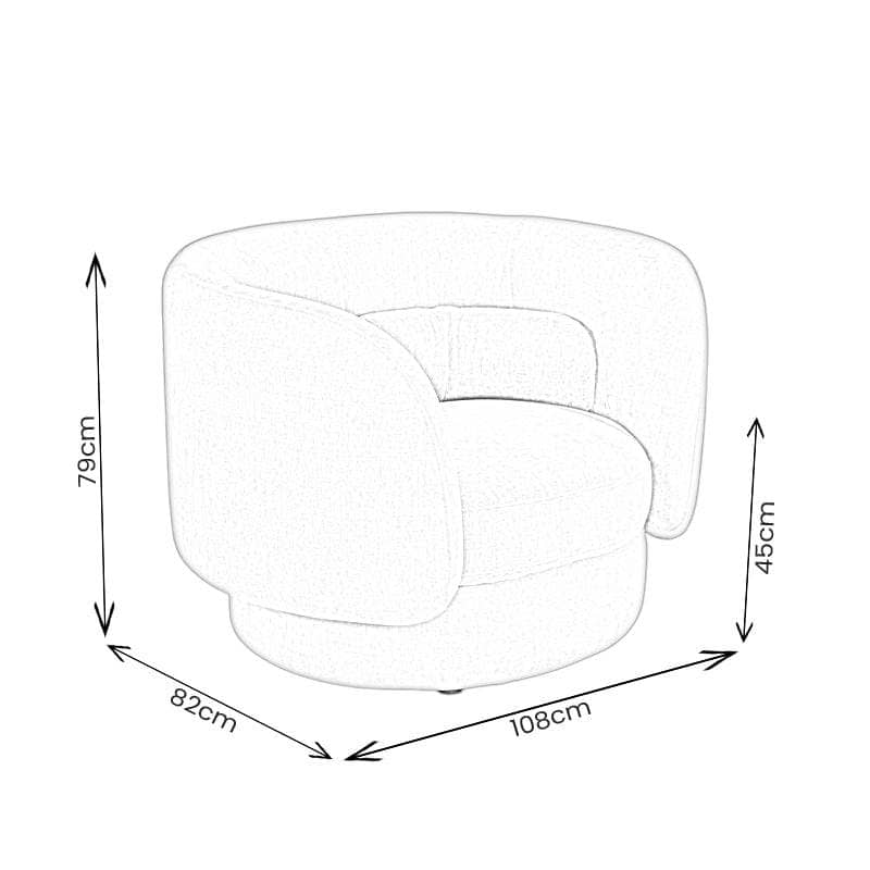 Furniture - Putney Nest Chair - Camel - 60418186