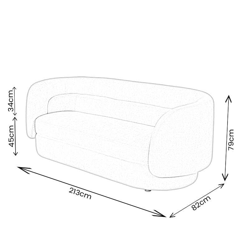 Furniture - Putney Nest Sofa - Camel - 60418185