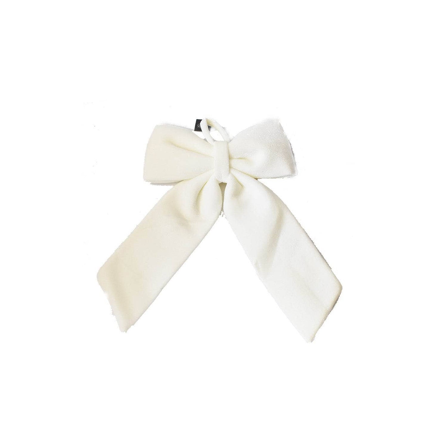 Christmas - White Velvet Bow - 30 x 50cm - 60484059