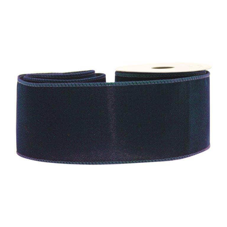 Christmas - Navy Velvet Ribbon - 63mm x 10 yards - 60014171