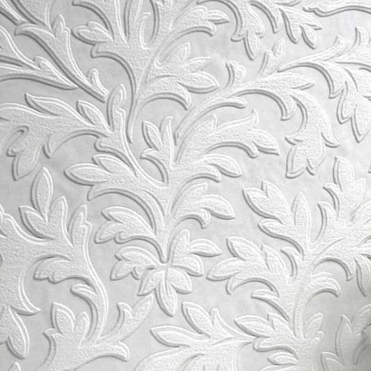 Wallpaper - Retford Anaglypta Textured Vinyl High Leaf Wallpaper - RD80026 - 60487256