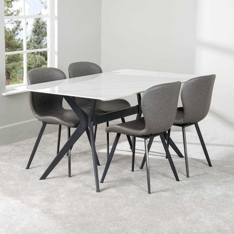  -  Santorini Table & 4 Athena Chairs  -  60009239