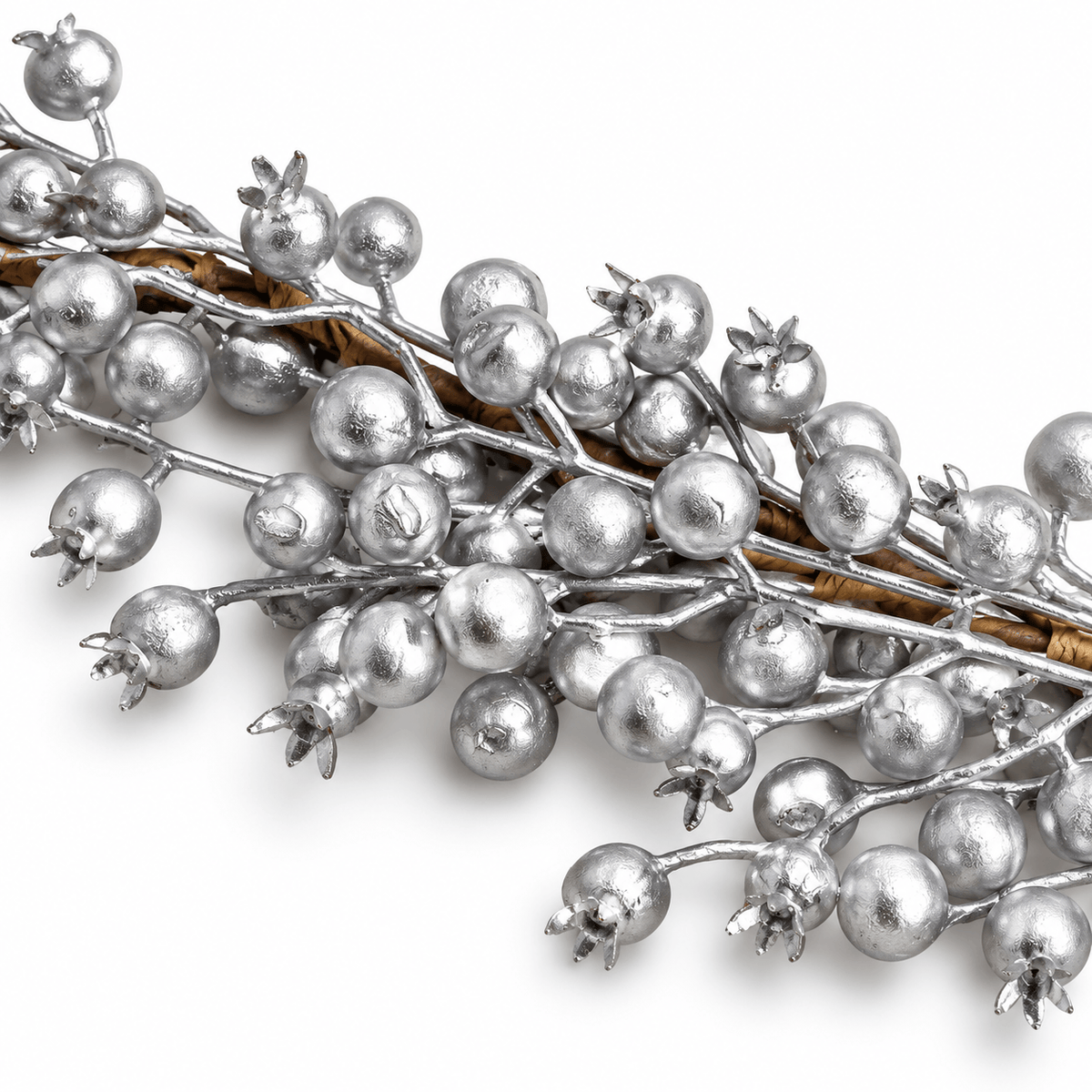Christmas - Silver Berry Garland - 150cm - 60486350