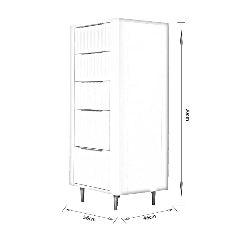 Furniture - Sicily 5 Drawer Chest - 60008972
