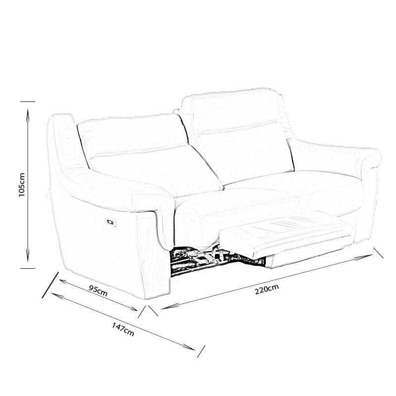Furniture  -  Rimini 2.5 Seat Sofa -  -  60010287