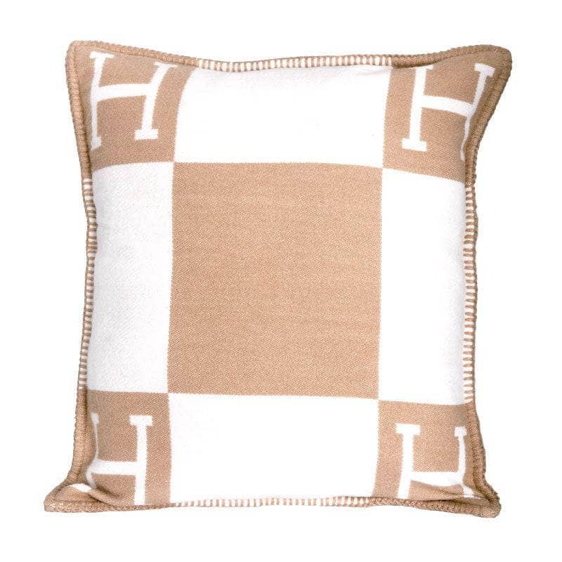 Homeware - Letter H Cushion - Natural - 60007735