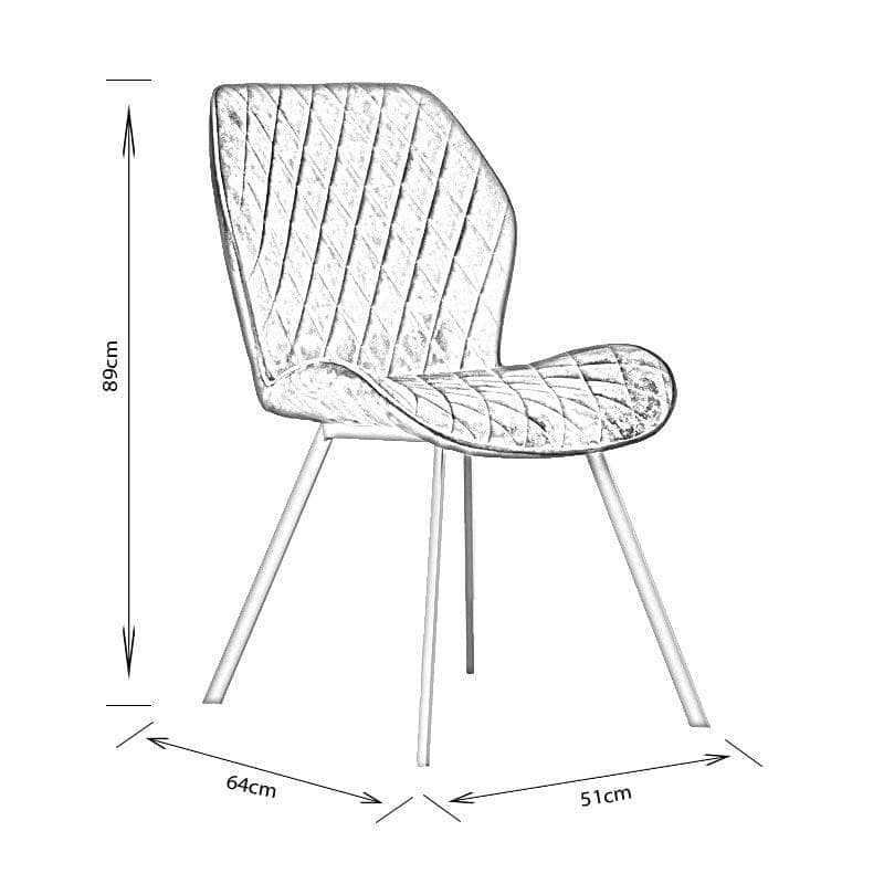Furniture - Vancouver Dining Chair - Black - 60009235