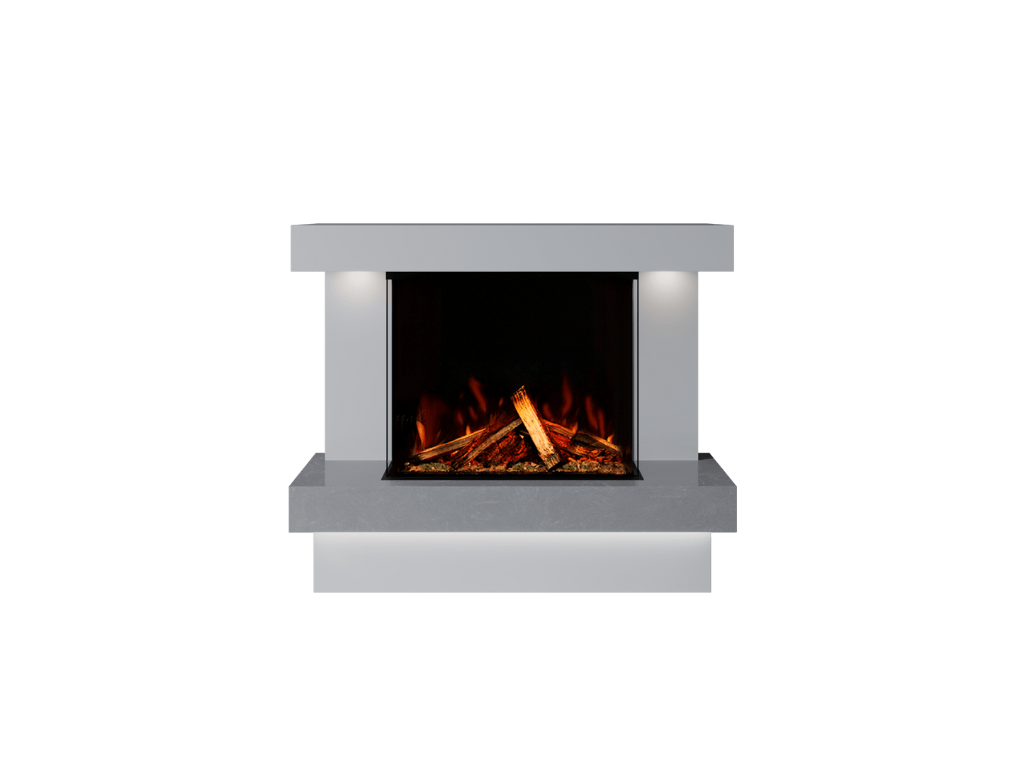 Fireplaces - Bespoke Fireplaces Verona Marble 700 3DP Suite - 60013116