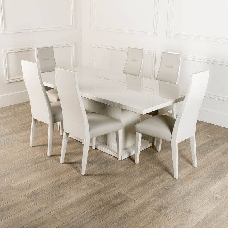 Verona Extending Table & 6 Dining Chairs-  60008263